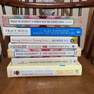 Set of Baby Books for New Parents, Paperback Softcover, Near Perfect Condition